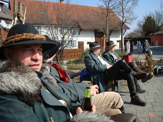Schmutziger Dunnschtig Strahlender Sonnenschein begleitete uns am Schmutzigen Dunnschtig in Altenburg. Wir unterstützten traditionell mit Musik...